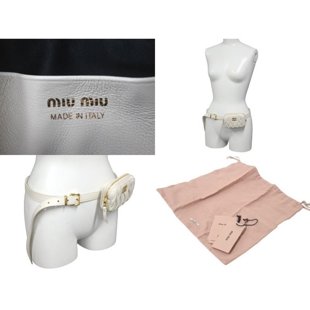 Miu Miu Matelasse shoulder bag handbag white - Picture 8 of 8